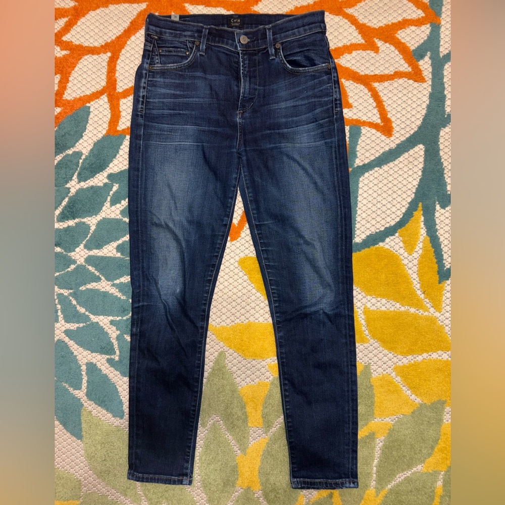 Citizens of Humanity Rocket Crop High Rise Skinny • Size 26 (US 2/4) • Dark Wash